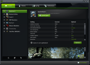 NVIDIA GeForce Experience 3.24.0.123 بهینه سازی کارت گرافیک برای بازی